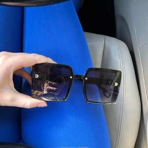 Dior Black Square Sunglasses